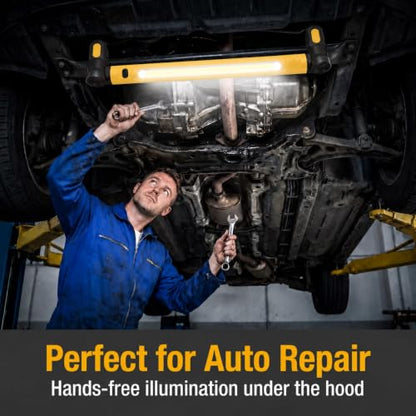 Magnetic Work Light, 3 Color Modes & 3000LM Ultra Bright Under Hood Lights