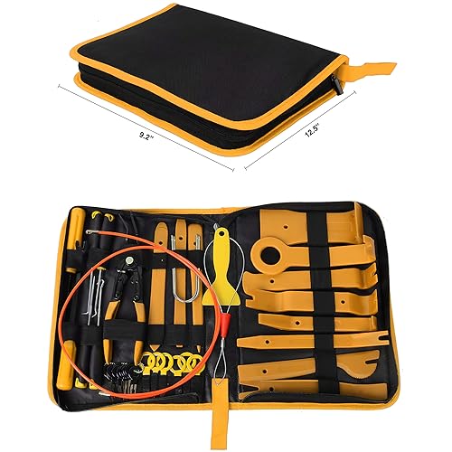 GOOACC 40Pcs Trim Removal Tool Yellow - color: Yellow