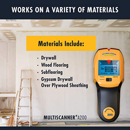 Zircon® MultiScanner™ A200 Stud Finder with Metal & Live Wire Detection - size: Center Finding, style: A200