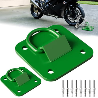 D Ring Anchor Plate, Reusable Concrete Anchor Plate, 2 Pack - color: 2 Pack