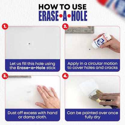 Drywall Repair Putty: A Quick & Easy Solution to Fill The Holes in Your Walls-Also Works on Wood & Plaster (2)