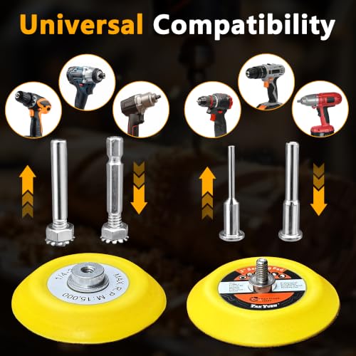 174 Pcs 3 inch Sanding Discs Wet Dry Sandpaper,60 80 120 150 180 240 320 400 600 800 1000 1500 2000 3000 5000 10000 Grit Assortment Hook & Loop Sandpaper for Automotive Wood Metal Glass Polishing - size: 3in grit 60-10000