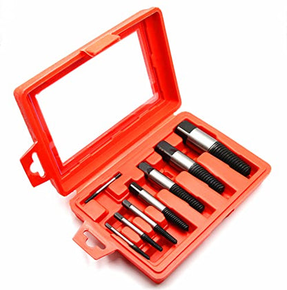 8Pcs Screw Extractor Set,Damaged Screw Broken Extractor Kit