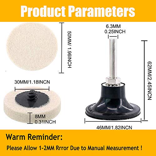 Lamsion 10 PCS 2" Strip Disc Rust Removal Wheel for Angle Grinder