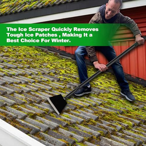 Floor Scraper Garden Shovel, Cleaning Remove Long Handle Tool 88in