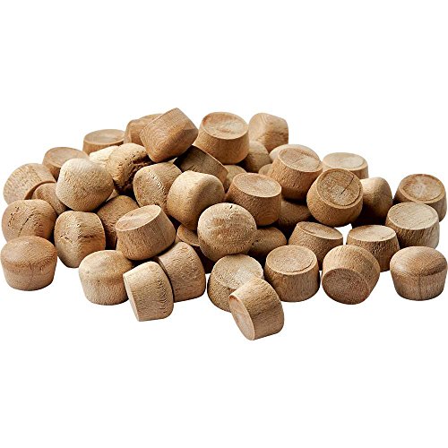 Walnut-1/2" Oval Top Wood Plugs