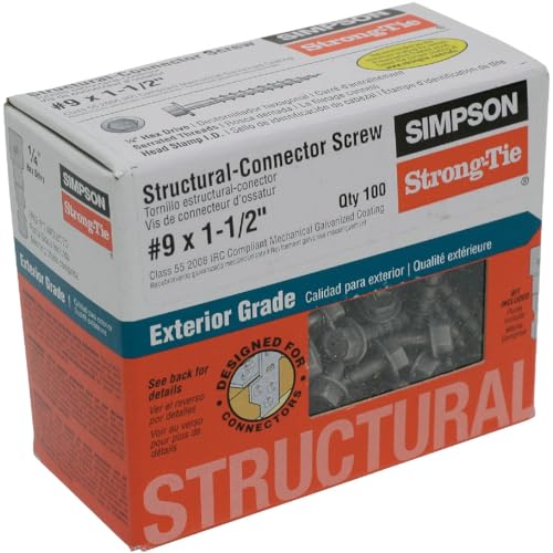 Simpson Strong-Tie SD9112R100 Strong-Drive SD Connector Screw, 100-Pack