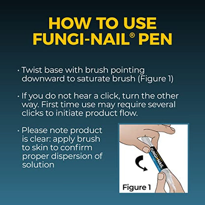 Fungi-Nail Pen Applicator Anti-Fungal Solution 0.101 Fl Oz, 2 Pack - size: 0.1 Fl Oz (Pack of 2)