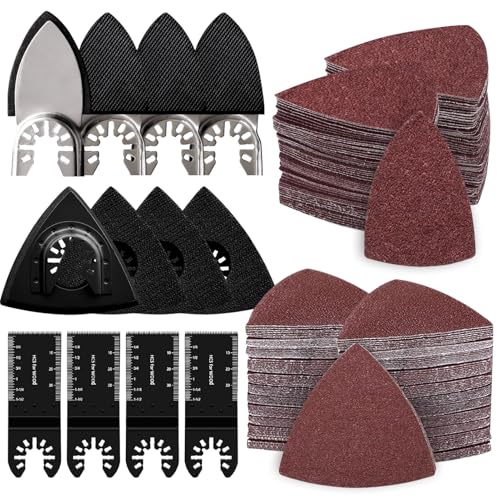 Multitool Sanding Pads (158 + 4 Blades kit) - size: 158 + 4 Blades kit