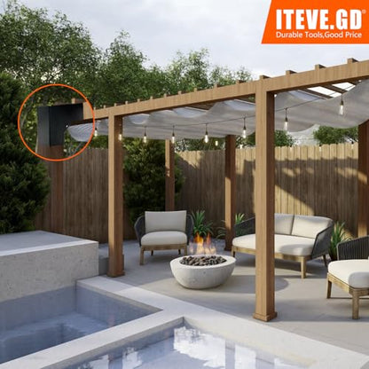 Pergola DIY Bracket Kits,2-Way L Shaped Corner Brackets for 4" x 4"(Actual:3.5" x 3.5") Lumber for Outdoor Pergola,Proch,Log Cabin W/Hardware - 2Pack… - size: 4"x4" 2pcs, style: 2-way Conrner Bracets