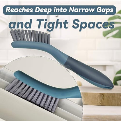 2 Pack Grout Scrub Brush with Stiff Bristles