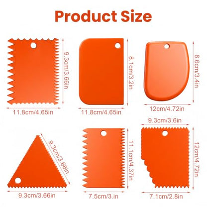 6 Pcs Glue Spreader Tool, Flexible Plastic Spreaders Epoxy Resin Spreader