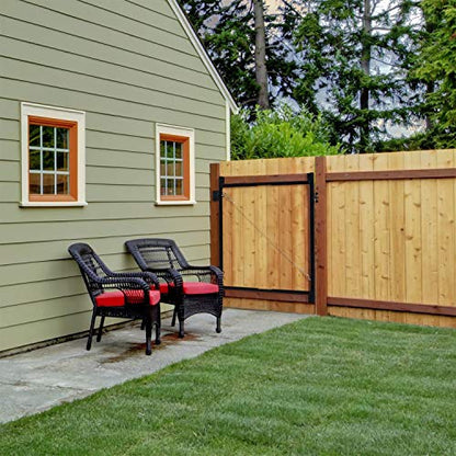 Adjust-A-Gate Wide Gate Frame Kit, Black, 60-96 in, 47 in Tall, 2-Pack - size: 60"-96" wide openings, 5'-6' high