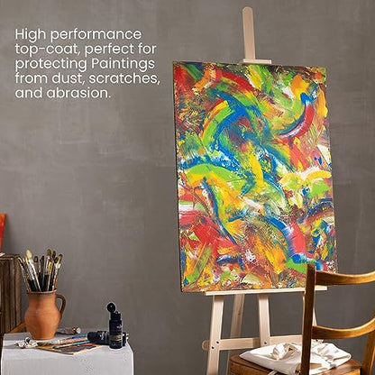Bluebird Polyurethane Clear Coat for Furniture, Paintings, Water-Based Professional Varnish (Gloss, 3.4 Fl Oz) - color: Gloss, size: 3.4 Fl Oz