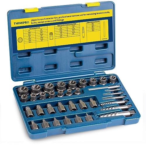 Screw & Bolt Extractor Set,36 Pieces extractor set