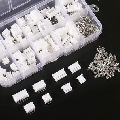 230pcs XH2.54 PH2.0 2p 3p 4p 5 pin 2.54mm 2.0mm Pitch Terminal Kit Housing Pin Header JST Connector Wire Connectors Adaptor