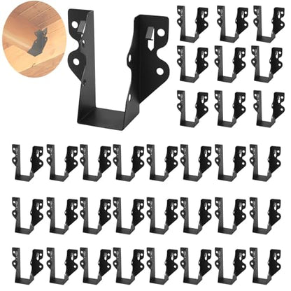 48 Pcs 2"x 4" Joist Hanger|Q235B Carbon Steel - size: 48, style: 2"x 4"