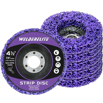 6-Pack Paint Stripper Discs for Angle Grinder 4-1/2 Inch Rust Removal Metal Grinding Quick Stripping Wheel Replacement - style: 4-1/2 in - 6 pk
