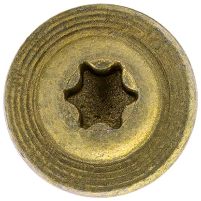 Jake Sales #15 x 5 Construction Lag Screw - Torx/Star Drive Heavy Duty Structural Lag Screw - ACQ Compatible - Modified Truss Washer Head. 1 x 100 Count Box - 100 Screws - color: BRONZE, size: 15x5"