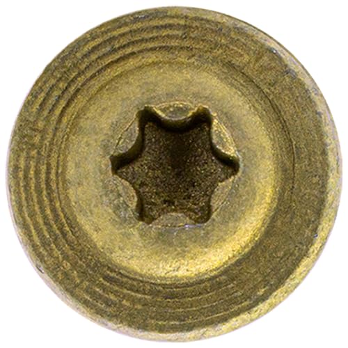 Jake Sales #15 x 5 Construction Lag Screw - Torx/Star Drive Heavy Duty Structural Lag Screw - ACQ Compatible - Modified Truss Washer Head. 9 x 100 Count Boxes - CASE - 900 Screws - color: BRONZE, size: 15x5"