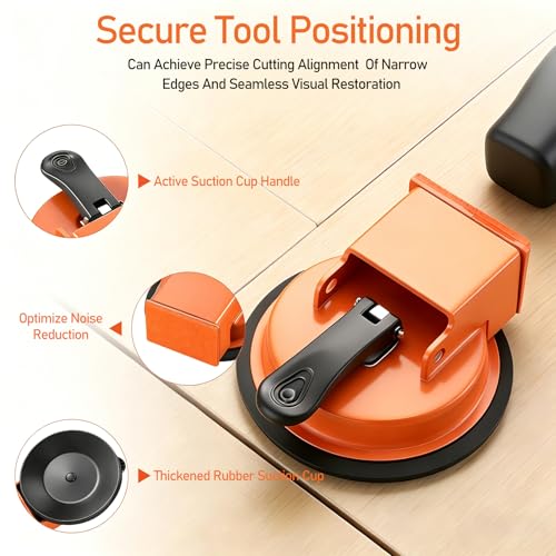 Floor Gap Fixer Tool, 2026 Upgraded Adjustable Suction Cup Tool, Heavy Duty Floor Gap Fixer Suction Cup Tool, Laminate FloorGap RepairTool for Laminate, Wood, Tile & Vinyl Flooring