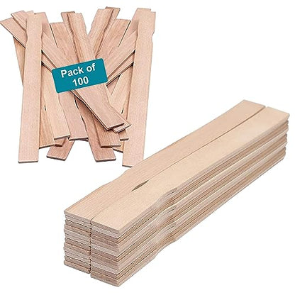Perfect Stix - PAINT12-100 12" Wooden Paint Paddle Stirrer Sticks Length (Pack of 100) - size: 12"-Pack of 100ct