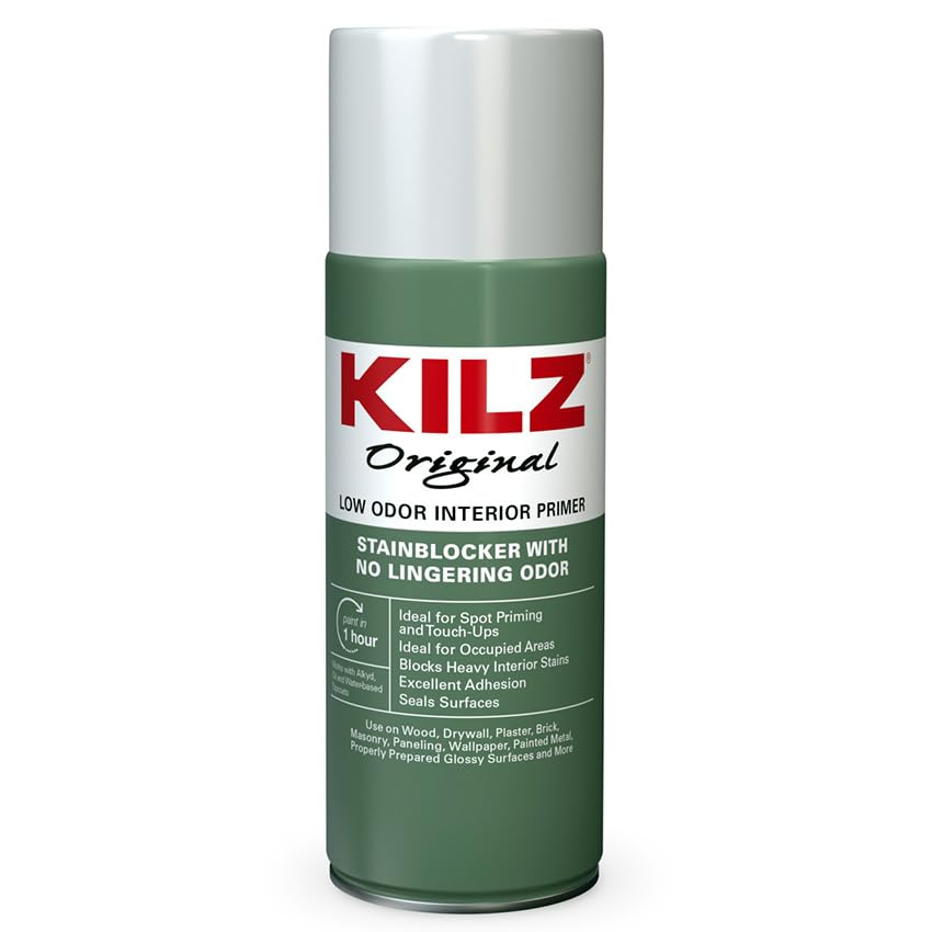 12 Pack of 13 Oz Masterchem 10444 White Oil-Based Stain Blocker Interior Primer Spray