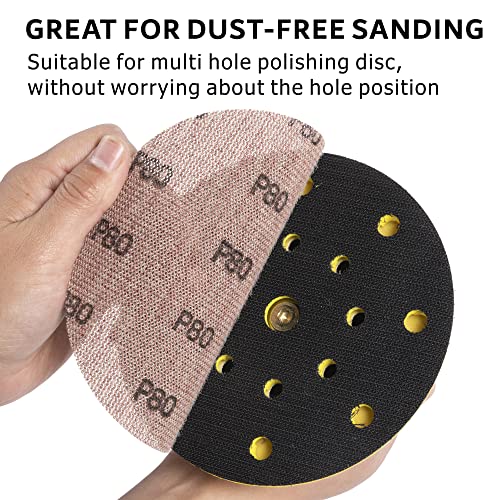 50-Pack 6" Ceramic Alumina Mesh Sanding Discs, Assorted Grit Hook & Loop - style: Assortment - 6 inch