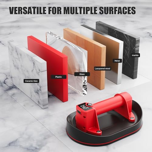Electric Suction Cup Floor Gap Repair, Flooring Tools for Gap Fixing and Repair, for Laminate Vinyl Hardwood Plank, Professional Installation Kit with Automatic Suction Grabber to Fix Gaps Easily