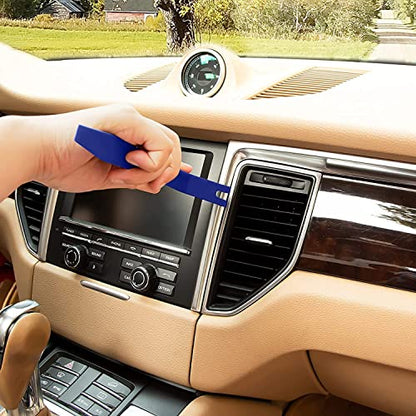 AXELECT 5 Pack Trim Removal Tool Kit, No Scratch Plastic Pry Tool Kit,Auto Trim Tool Kit Car Tools,Car Panel Door Window Tools Kit,Fastener Removal Interior Trim Tools