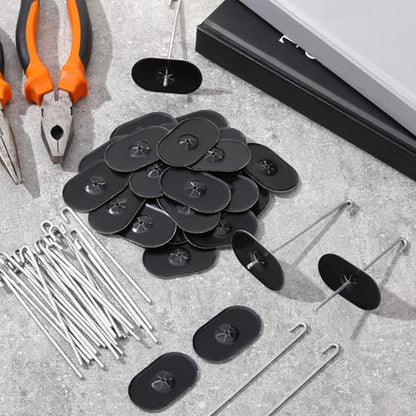 Funrous 120 Sets Solar Panel Bird Guard Fastener Clips Stainless Steel Set