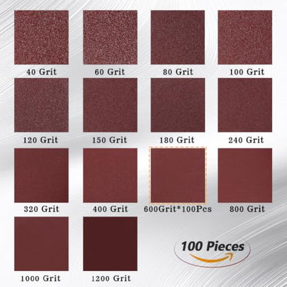 SPEEDWOX 100PCS 2" 600 Grit Sanding Discs, Hook and Loop No Hole Sandpaper - style: 600 Grit