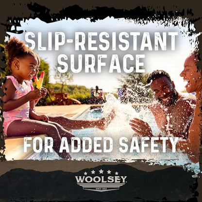 WOOLSEY Non-Slip Concrete Coating, Silver Creek, 1 Gallon - color: Silver Creek