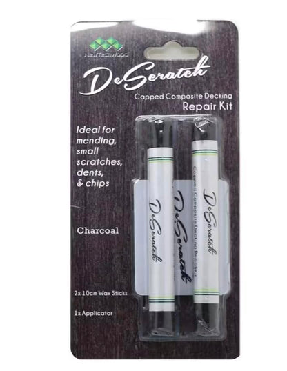 DeScratch Composite Decking Repair Kit (Hawaiian Charcoal) - color: Hawaiian Charcoal