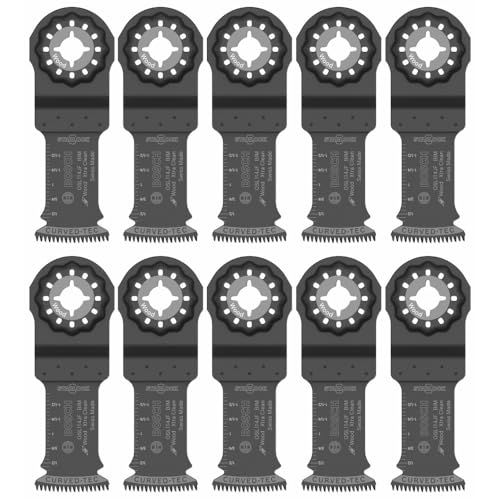 Bosch OSL114JF-10 1-1/4" Bi-Metal Blades for Multi-Tool (10-Pack) - size: 1-1/4 in