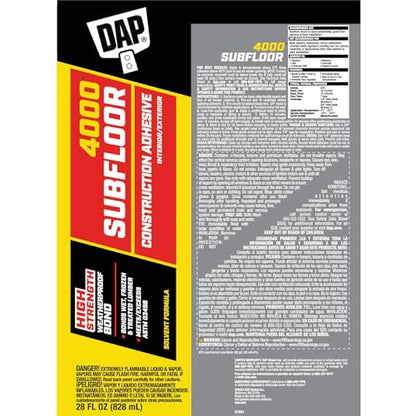 28 4000 SUBFLR Adhesive