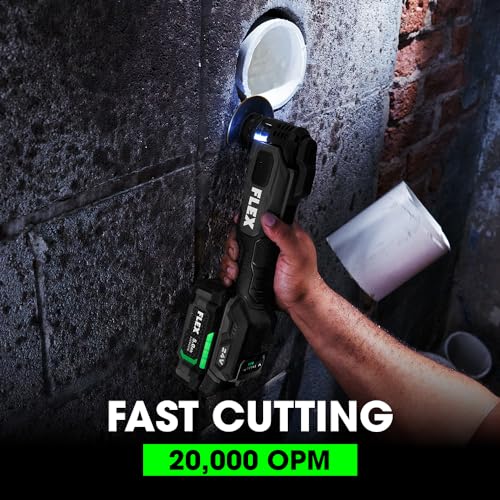 FLEX 24V Brushless Cordless Oscillating 20,000 OPM Multi-Tool Kit with 2.5Ah Lithium Battery and 160W Fast Charger - FX4111-1A - style: Multi-Tool w/2.5Ah Battery
