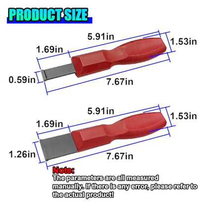 Carbide Scraper Set, 1-1/4 Inch and 5/8 Inch Gasket Scrapers Tool - size: 1 Pair