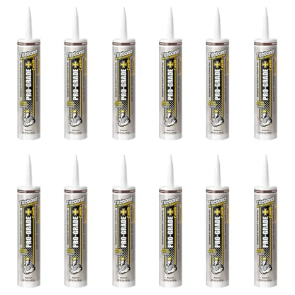 Titebond Pro-Grade Plus Caulk, Brown 10.1 Oz (12 Pack) – 8421