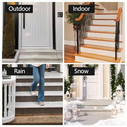 Clear Non Slip Stair Treads 4” x 30” (15 Pack)