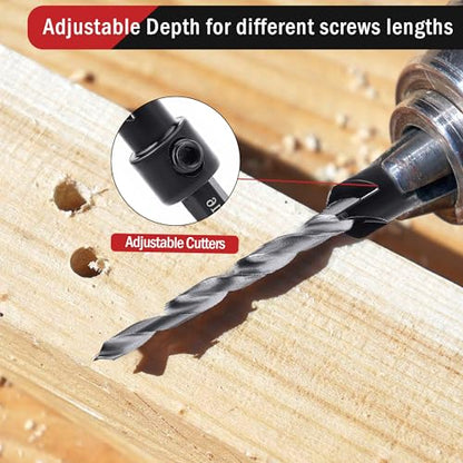 3PCS M2 Countersink Drill Bit Set - size: 3pcs