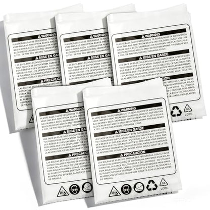 70002 Clear Plastic Dust Collection Bags, 20-Inch x 43-Inch, 5 PCS - style: 5PCS