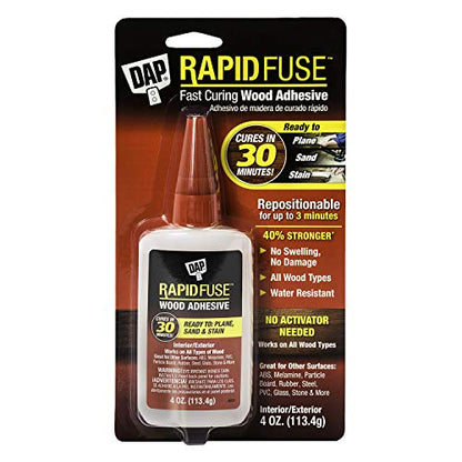DAP 157 4oz Rapid Fuse Wood Adhesive