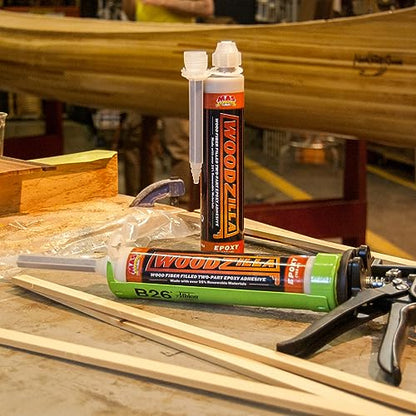 MAS Epoxies Woodzilla Wood-Fiber Filled Epoxy Adhesive, 185 ml - size: Woodzilla, 185ML
