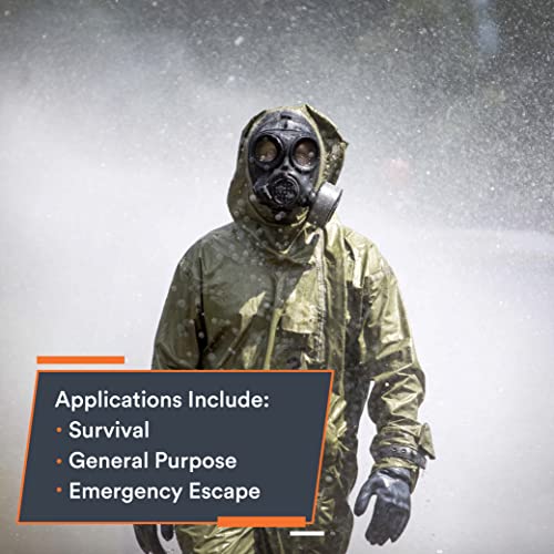MIRA Safety Full Face Respirator Mask - CBRN Gas Mask, Chemical Respirator (CM-7M) - size: 1 Count (Pack of 1)
