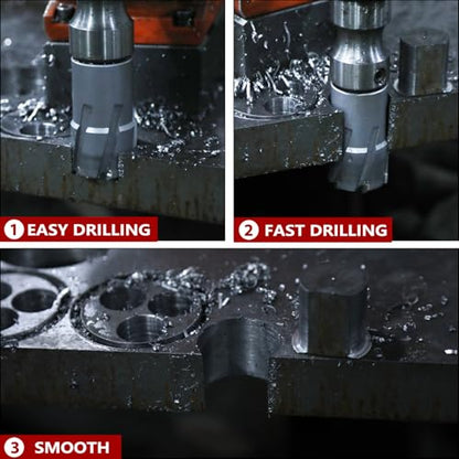 1-1/2" x 1-3/8" Annular Cutter with Weldon Shank - size: 1-1/2" diameter, style: 1-3/8" depth