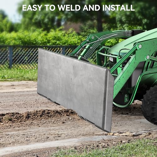 YITAMOTOR 3/8" Skid Steer Mount Plate Attachment for Kubota, Bobcat Tractor - size: 3/8 Inch
