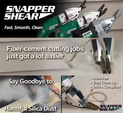 PacTool Backerboard Shear - Fiber Cement Siding Cutter, Contractor Grade - style: Corded