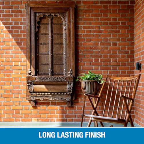 Rainguard Water Sealers Brick Sealer, Penetrating Protection Against Rain and Moisture Damage, For All Brick and Mortar Surfaces, Silane/Siloxane Waterproofer, Natural Finish, Makes 2 Gallons - style: 32 fl oz makes 2 Gallons