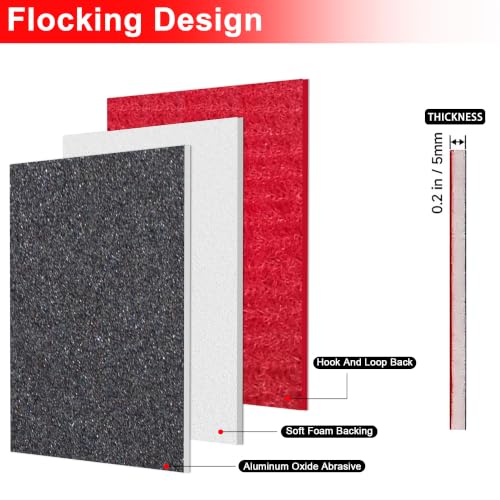 30 Pcs Sanding Sponge Kit,120-600 Grit Foam Wet Dry Washable Sanding Pads with Sanding Block, 3x4 Inch Wet Dry Foam Sandpaper for Wood, Metal,Drywall,Furniture
